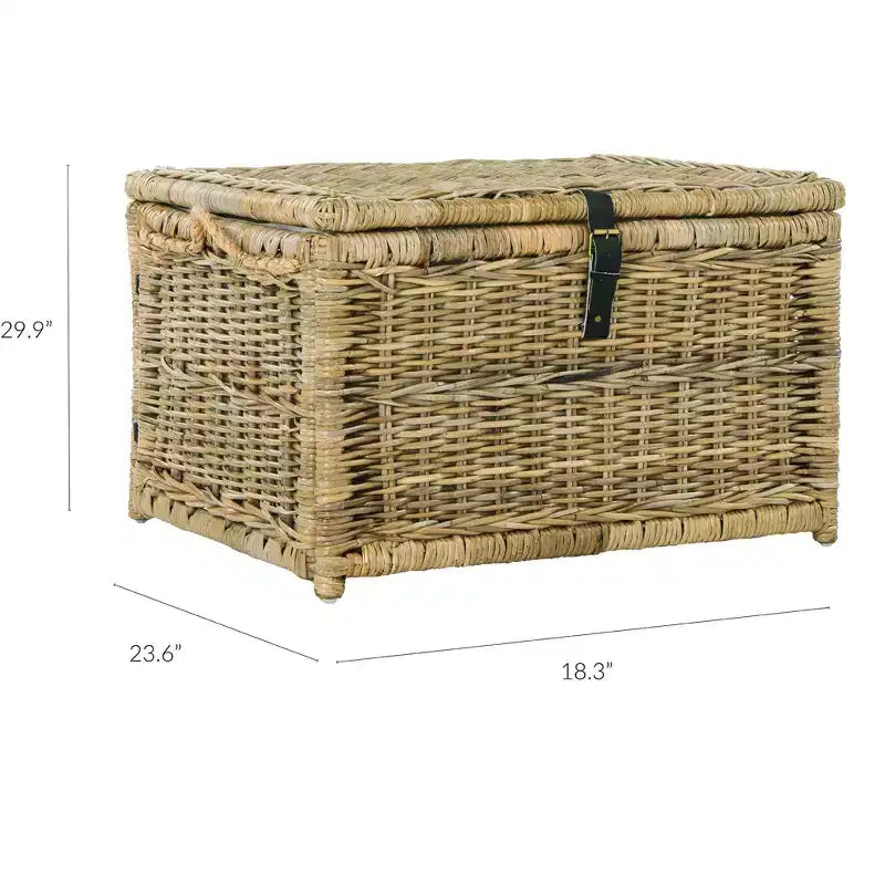 happimess Caden 30 Coffre de rangement en osier