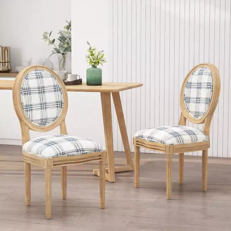 Set of 2 Phinnaeus French Country Fabric Dining Chairs - Christopher Knight Home