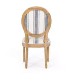 Lot de 2 chaises de salle à manger en tissu de style campagnard Phinnaeus - Christopher Knight Home
