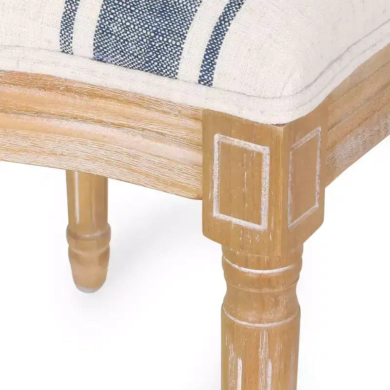 Lot de 2 chaises de salle à manger en tissu de style campagnard Phinnaeus - Christopher Knight Home