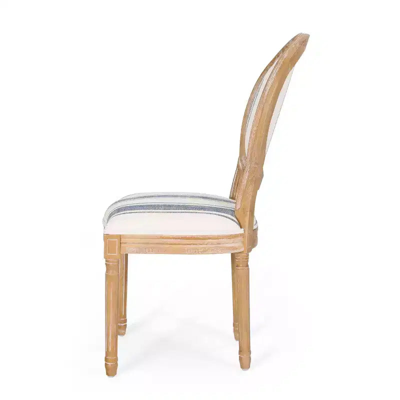 Lot de 2 chaises de salle à manger en tissu de style campagnard Phinnaeus - Christopher Knight Home
