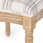 Lot de 2 chaises de salle à manger en tissu de style campagnard Phinnaeus - Christopher Knight Home