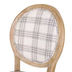 Lot de 2 chaises de salle à manger en tissu de style campagnard Phinnaeus - Christopher Knight Home