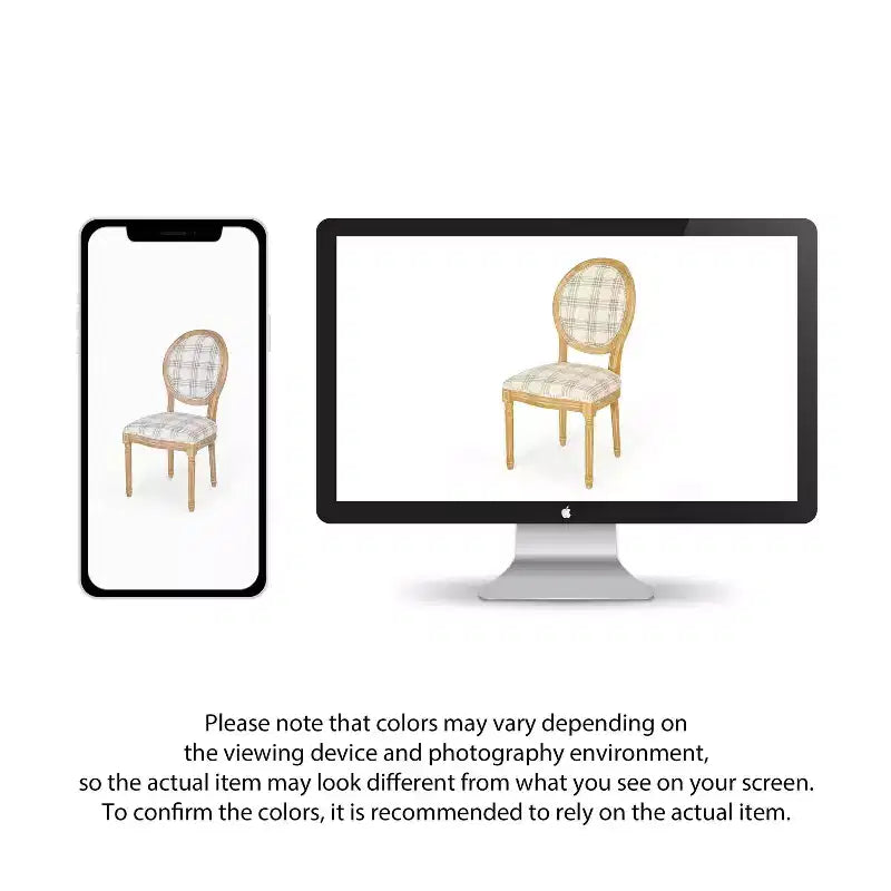 Lot de 2 chaises de salle à manger en tissu de style campagnard Phinnaeus - Christopher Knight Home
