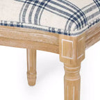 Lot de 2 chaises de salle à manger en tissu de style campagnard Phinnaeus - Christopher Knight Home
