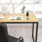 Bureau d'ordinateur Merrick Lane de 47 pouces avec cadre métallique ouvert