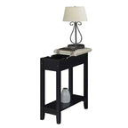 Table d'appoint relevable American Heritage avec station de charge et étagère - Breighton Home