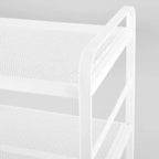 Étagère à chaussures 2 niveaux en maille métallique - Brightroom