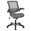 Edge Mesh Back with Leatherette Seat Office Chair - Modway