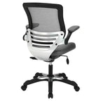 Chaise de bureau Modway avec dossier en maille Edge et siège en similicuir