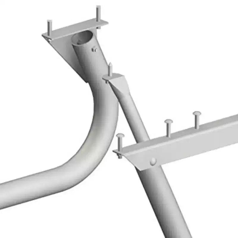 Pieds de table de pique-nique d'extérieur en acier anti-basculement Pilot Rock de 6 ou 8 pieds (piètement seul)