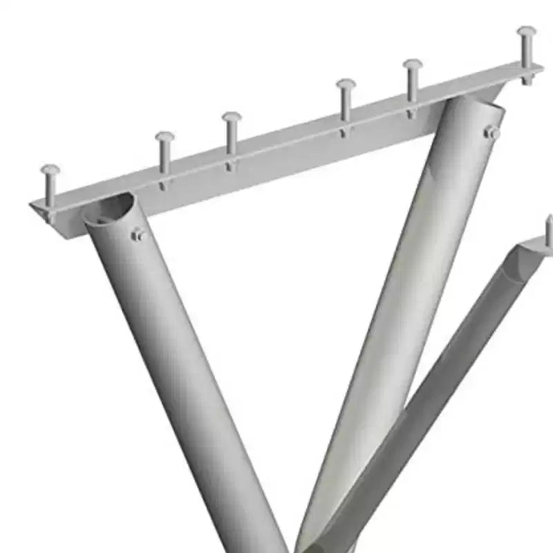 Pieds de table de pique-nique d'extérieur en acier anti-basculement Pilot Rock de 6 ou 8 pieds (piètement seul)