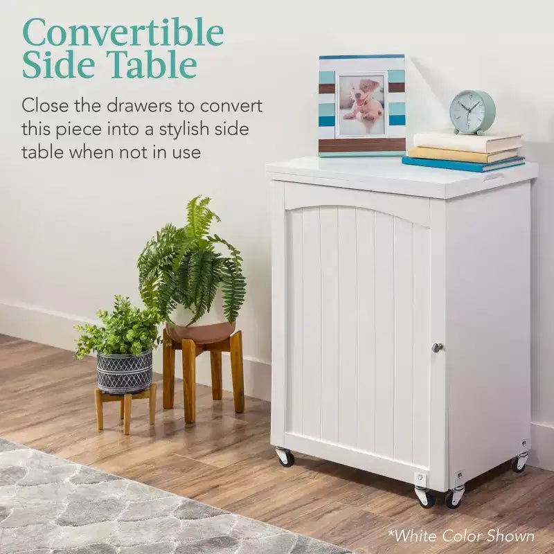 Table et bureau de machine à coudre avec rangement et plateaux pour loisirs créatifs