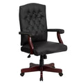 Merrick Lane High Back Tufted Home Office Chair With Height Adjustment And 360 Swivel