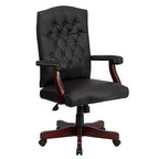 Merrick Lane High Back Tufted Home Office Chair With Height Adjustment And 360 Swivel