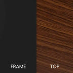 Table d'appoint Flash Furniture Hampstead Collection - Table d'appoint moderne en stratifié avec cadre entrecroisé
