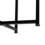 Table d'appoint Flash Furniture Hampstead Collection - Table d'appoint moderne en stratifié avec cadre entrecroisé