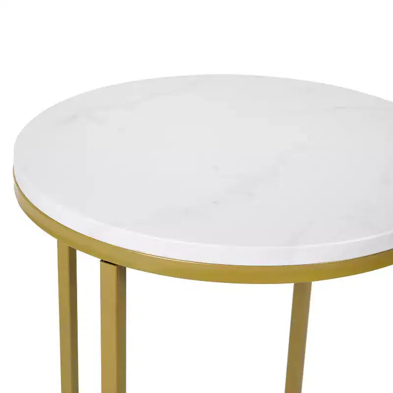 Table d'appoint Flash Furniture Hampstead Collection - Table d'appoint moderne en stratifié avec cadre entrecroisé