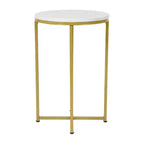 Table d'appoint Flash Furniture Hampstead Collection - Table d'appoint moderne en stratifié avec cadre entrecroisé