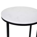 Table d'appoint Flash Furniture Hampstead Collection - Table d'appoint moderne en stratifié avec cadre entrecroisé