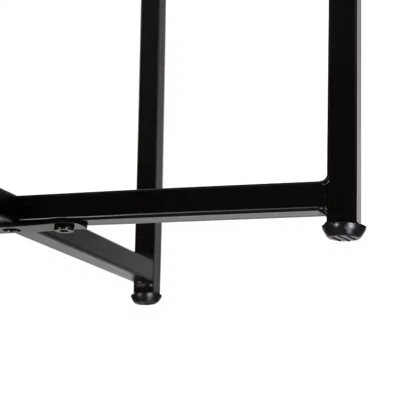 Table d'appoint Flash Furniture Hampstead Collection - Table d'appoint moderne en stratifié avec cadre entrecroisé