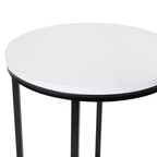 Table d'appoint Flash Furniture Hampstead Collection - Table d'appoint moderne en stratifié avec cadre entrecroisé