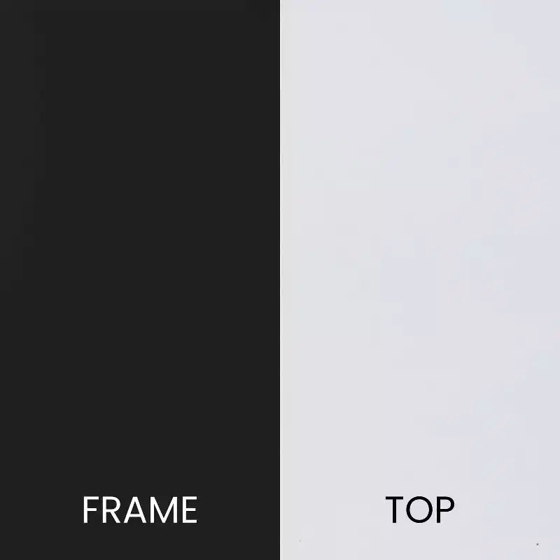 Table d'appoint Flash Furniture Hampstead Collection - Table d'appoint moderne en stratifié avec cadre entrecroisé