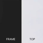 Table d'appoint Flash Furniture Hampstead Collection - Table d'appoint moderne en stratifié avec cadre entrecroisé