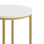 Table d'appoint Flash Furniture Hampstead Collection - Table d'appoint moderne en stratifié avec cadre entrecroisé
