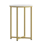 Table d'appoint Flash Furniture Hampstead Collection - Table d'appoint moderne en stratifié avec cadre entrecroisé