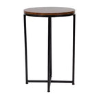 Table d'appoint Flash Furniture Hampstead Collection - Table d'appoint moderne en stratifié avec cadre entrecroisé