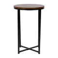 Table d'appoint Flash Furniture Hampstead Collection - Table d'appoint moderne en stratifié avec cadre entrecroisé