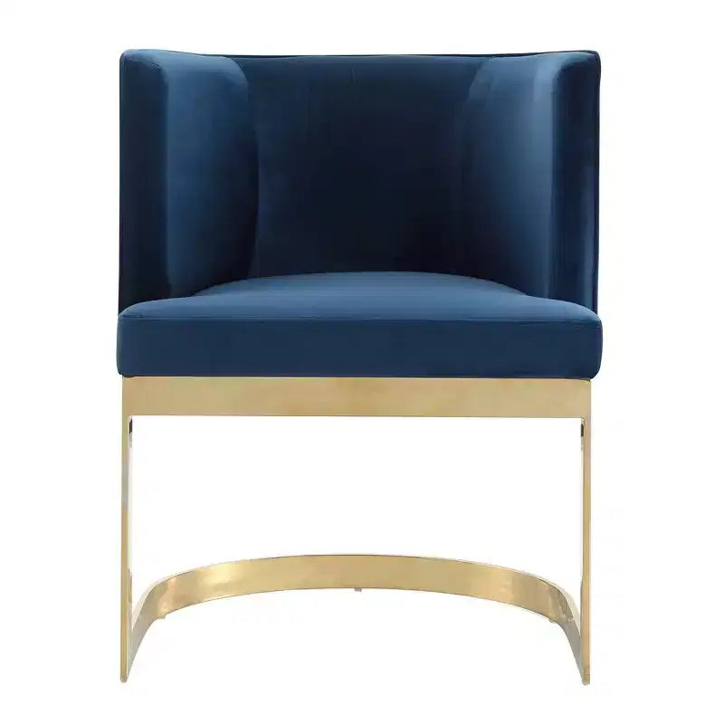 Lot de 2 chaises de salle à manger en velours Aura - Manhattan Comfort