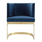 Lot de 2 chaises de salle à manger en velours Aura - Manhattan Comfort