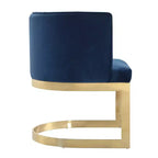 Lot de 2 chaises de salle à manger en velours Aura - Manhattan Comfort