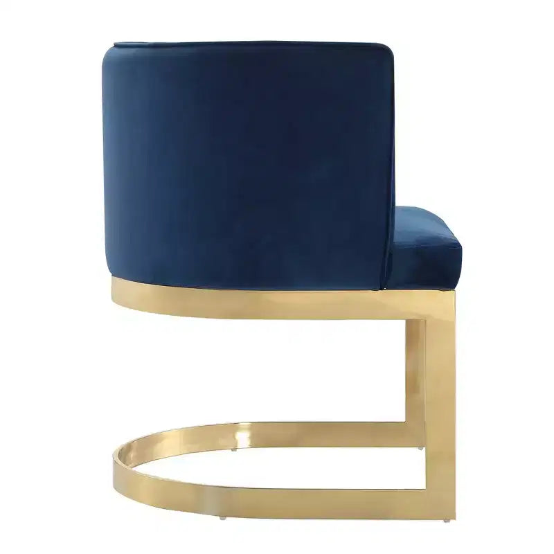 Lot de 2 chaises de salle à manger en velours Aura - Manhattan Comfort