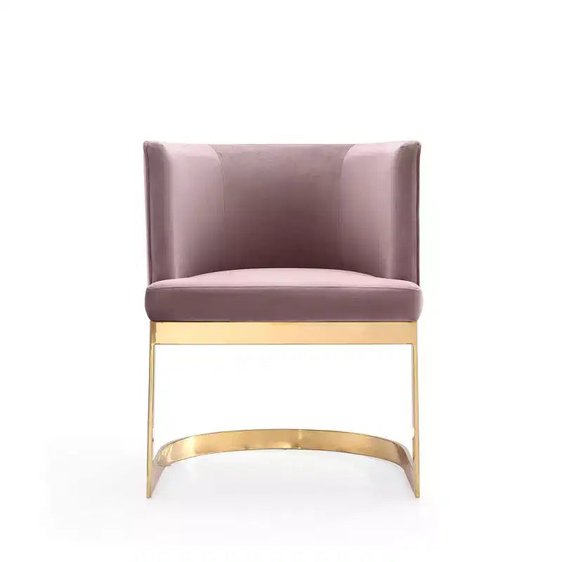 Lot de 2 chaises de salle à manger en velours Aura - Manhattan Comfort