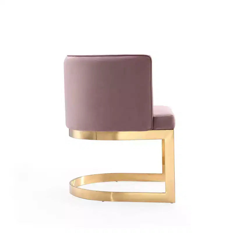 Lot de 2 chaises de salle à manger en velours Aura - Manhattan Comfort