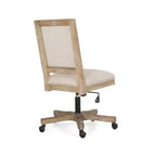 Chaise de bureau pivotante rembourrée Sandine Rustic - Christopher Knight Home