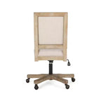 Chaise de bureau pivotante rembourrée Sandine Rustic - Christopher Knight Home