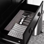 HOMCOM Meuble de cuisine sur pied traditionnel de 72 po avec 2 armoires, un tiroir et des étagères réglables