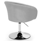 Costway Lot de 2 tabourets de bar pivotants en velours moderne à hauteur réglable