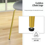 Lot de 4 chaises de salle à manger Costway en velours, chaises d'appoint sans accoudoirs