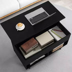 Costway 31.5 Lift Top CoffeeTable ModernTable W/ Hidden Compartment&Wood Legs For Home