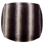 Pouf de sol Saro Lifestyle avec imprimé animal en fausse fourrure