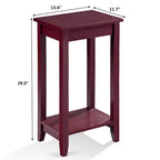 Costway Table d'appoint haute, Table basse, Table de chevet, Meuble d'appoint