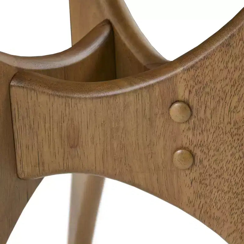 Table d'appoint triangulaire en bois Blaze