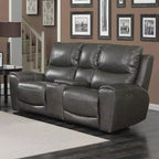 Causeuse inclinable électrique Laurel avec console - Steve Silver Co.