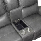 Causeuse inclinable électrique Laurel avec console - Steve Silver Co.