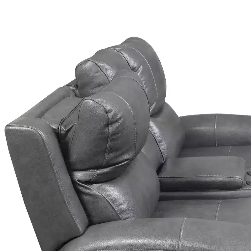 Causeuse inclinable électrique Laurel avec console - Steve Silver Co.